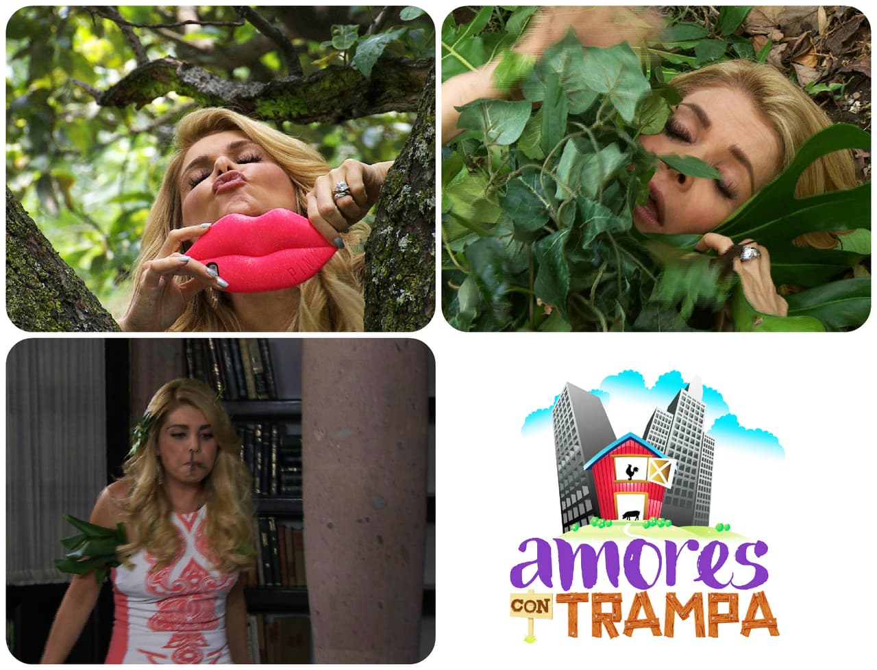 Por andar trepada en un árbol espiando se cayó.