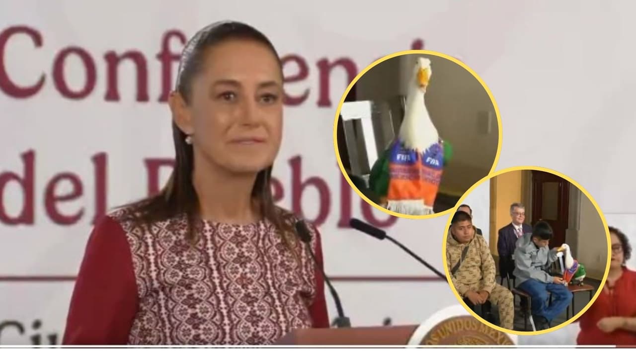 Pato Merlín, invitado de lujo en 'la mañanera'