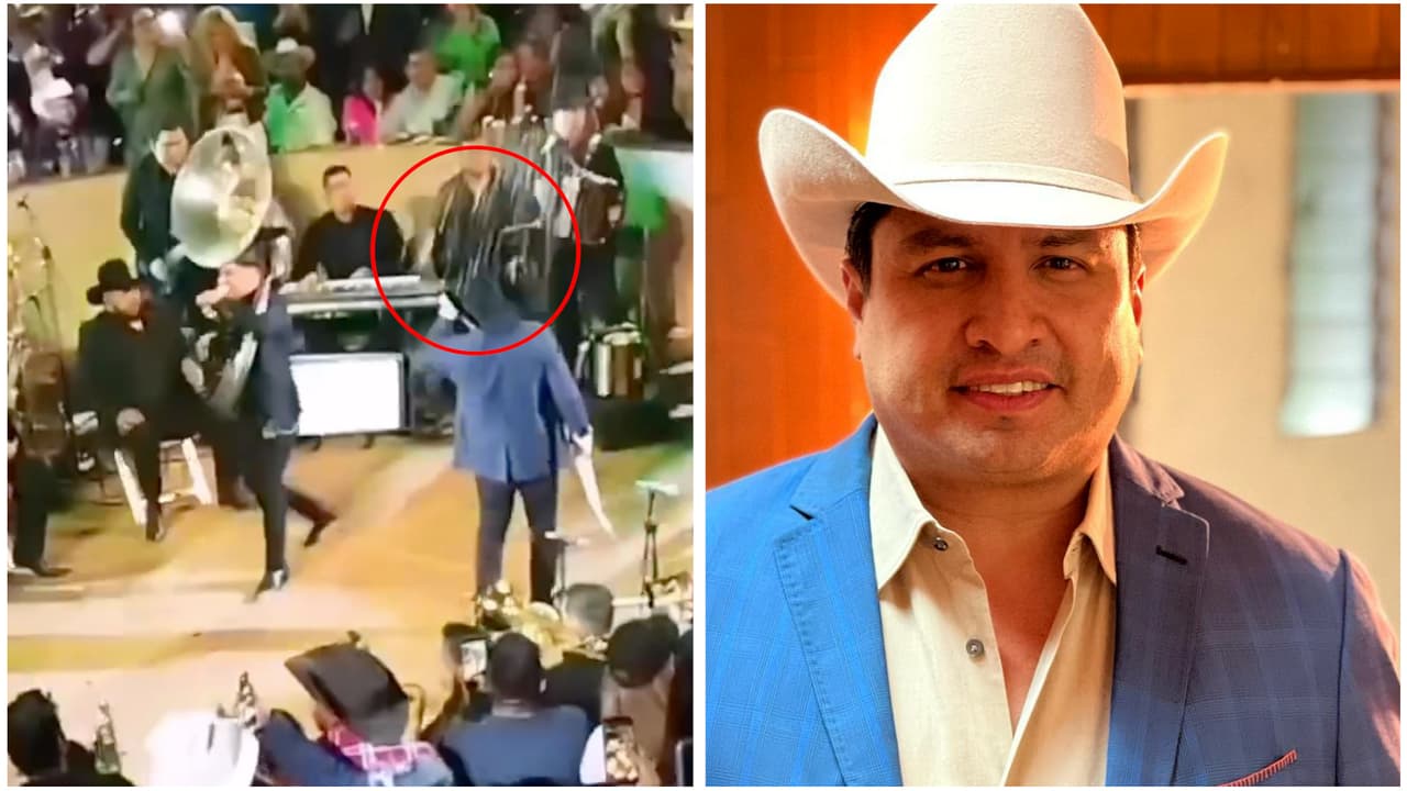Julión Álvarez fue agredido en pleno show: sus fans delataron a la persona que casi le pega en la cabeza