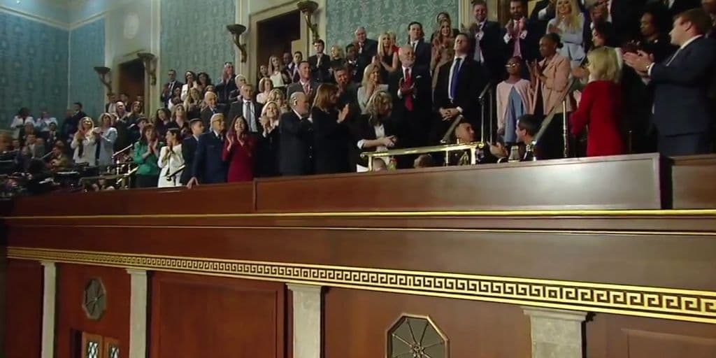 Stephanie y Janiyah Davis, de Filadelfia, estuvieron entre los invitados del presidente Donald Trump el 4 de febrero por la noche en el discurso del Estado de la Unión.