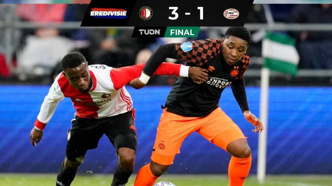 El PSV de Erick Gutiérrez cayó en Róterdam ante el Feyernood