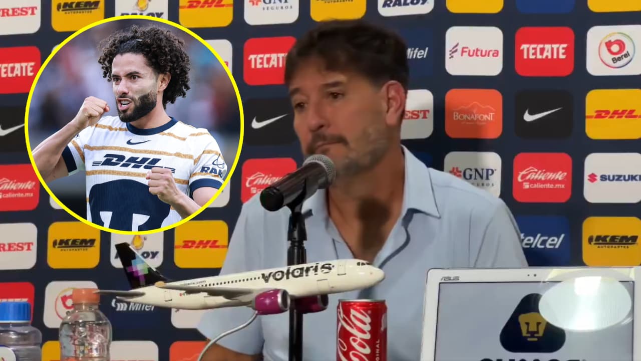 Pumas sufre 'Chinodependencia' y no sabe jugar sin él, acepta Lema
