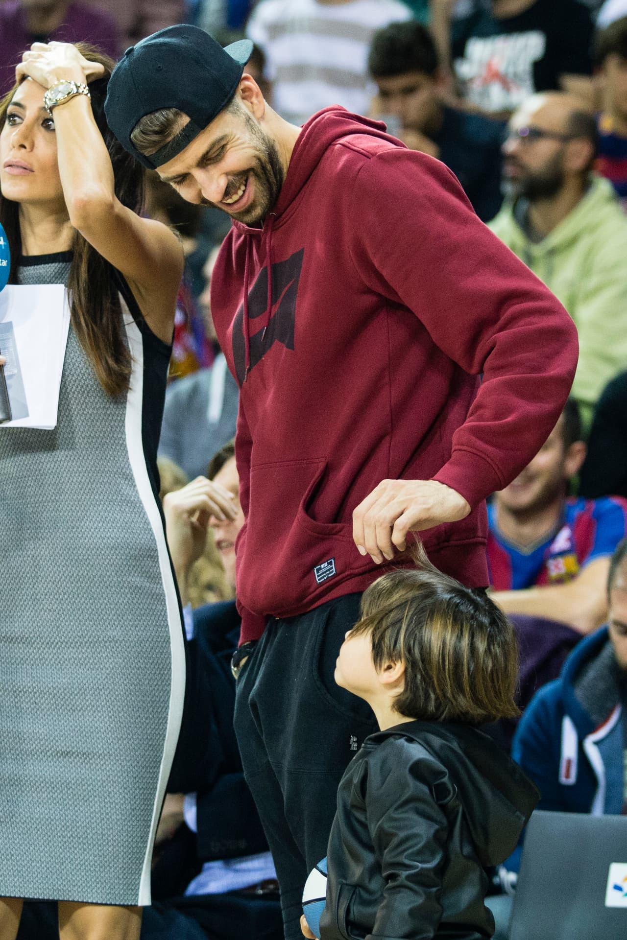 Pero el pequeño Milan y él son inseparables.