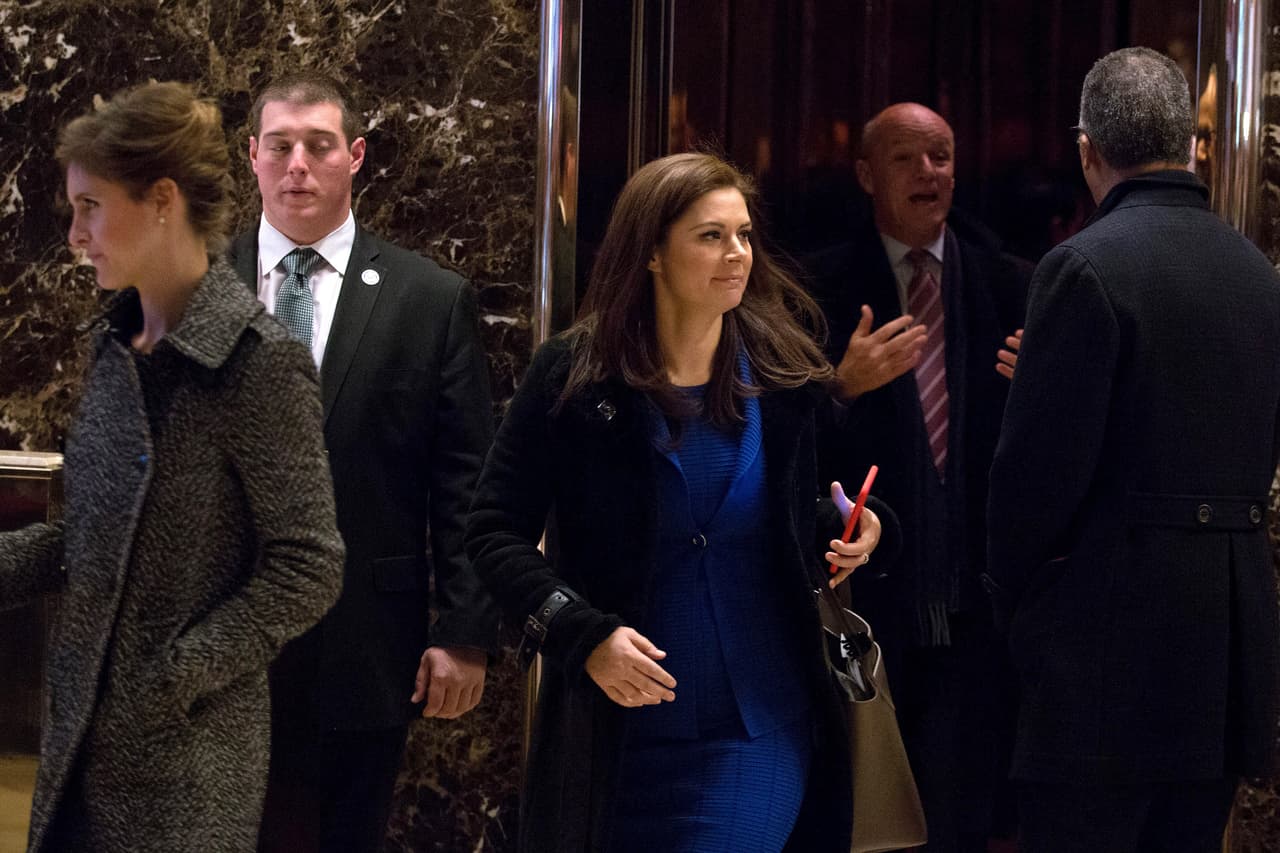 Periodista política de CNN, Erin Isabelle Burnett. Tiene su propio programa:
<i>Erin Burnett OutFront</i>.