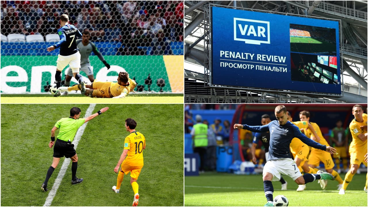<b>1. El VAR</b>
<br>La implementación de la tecnología en el fútbol por primera vez en la historia de la Copa del Mundo. Rusia 2018 será recordado siempre por el
<i>Video Assistant Referee</i> y sus angustiantes interrupciones. Esta herramienta generó polémica e incertidumbre entre aficionados, más por el uso que le dieron los árbitros, pero sirvió para aclarar jugadas cerradas. El VAR concedió el primer penal el 16 de junio, con el que Francia encaminó su triunfo 2-1 sobre Australia, anotado por Griezmann.