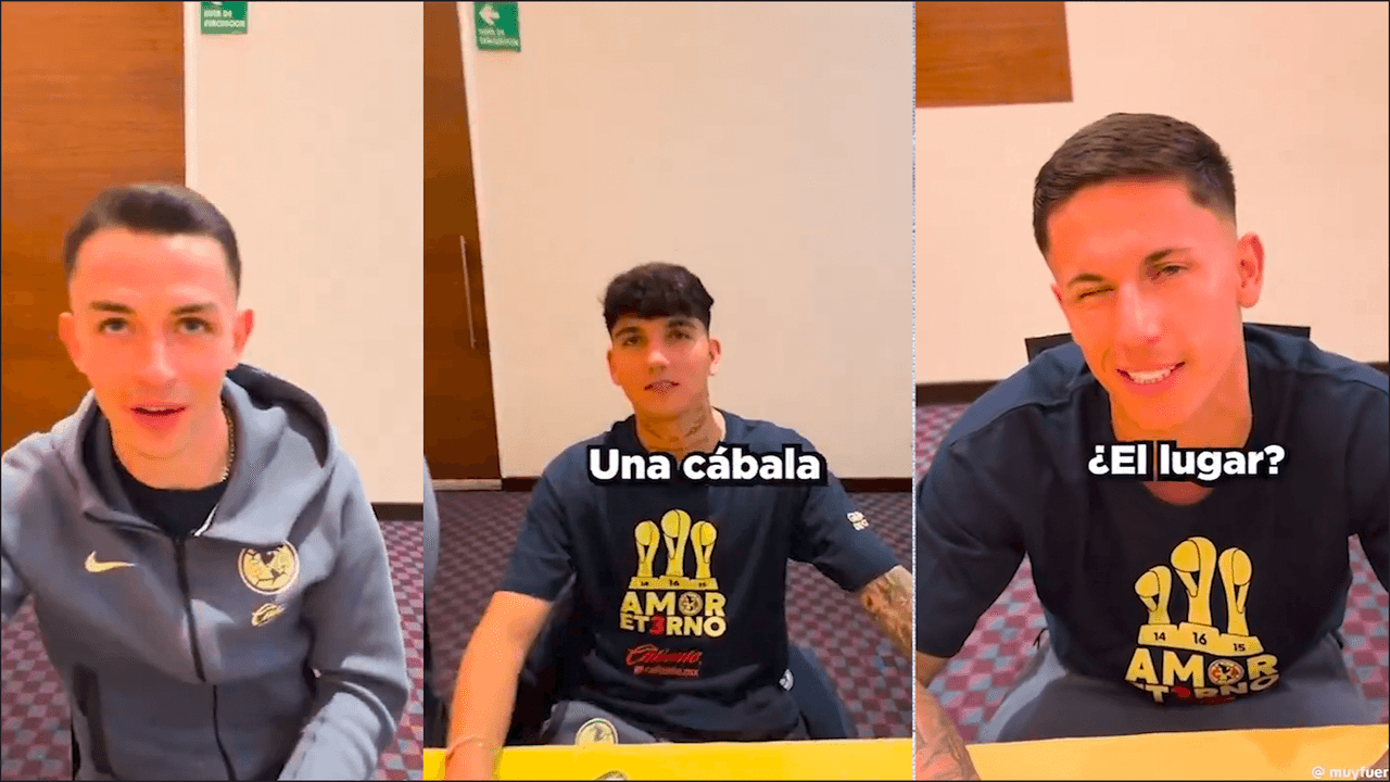 Jugadores del América rompen el internet con sus insólitas CÁBALAS