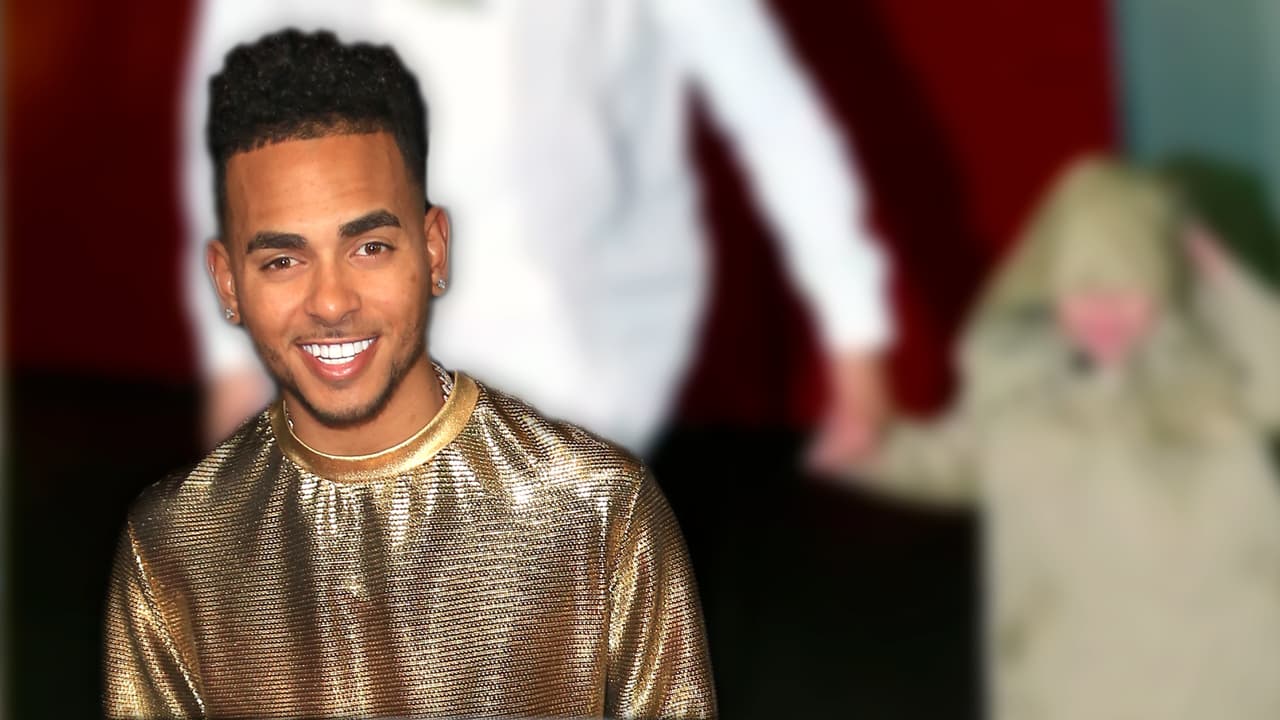 Ozuna muestra cómo su hijo menor se protege de los paparazzi al caminar con su famoso padre