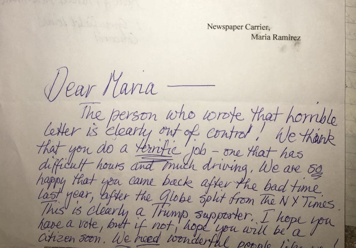 Letters of support flooded in after Ramírez wrote to her customers.