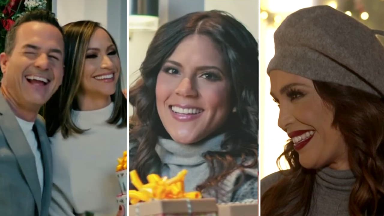 Karla, Francisca, Carlos y Satcha sintieron "la magia" de grabar la campaña de Navidad de Univision