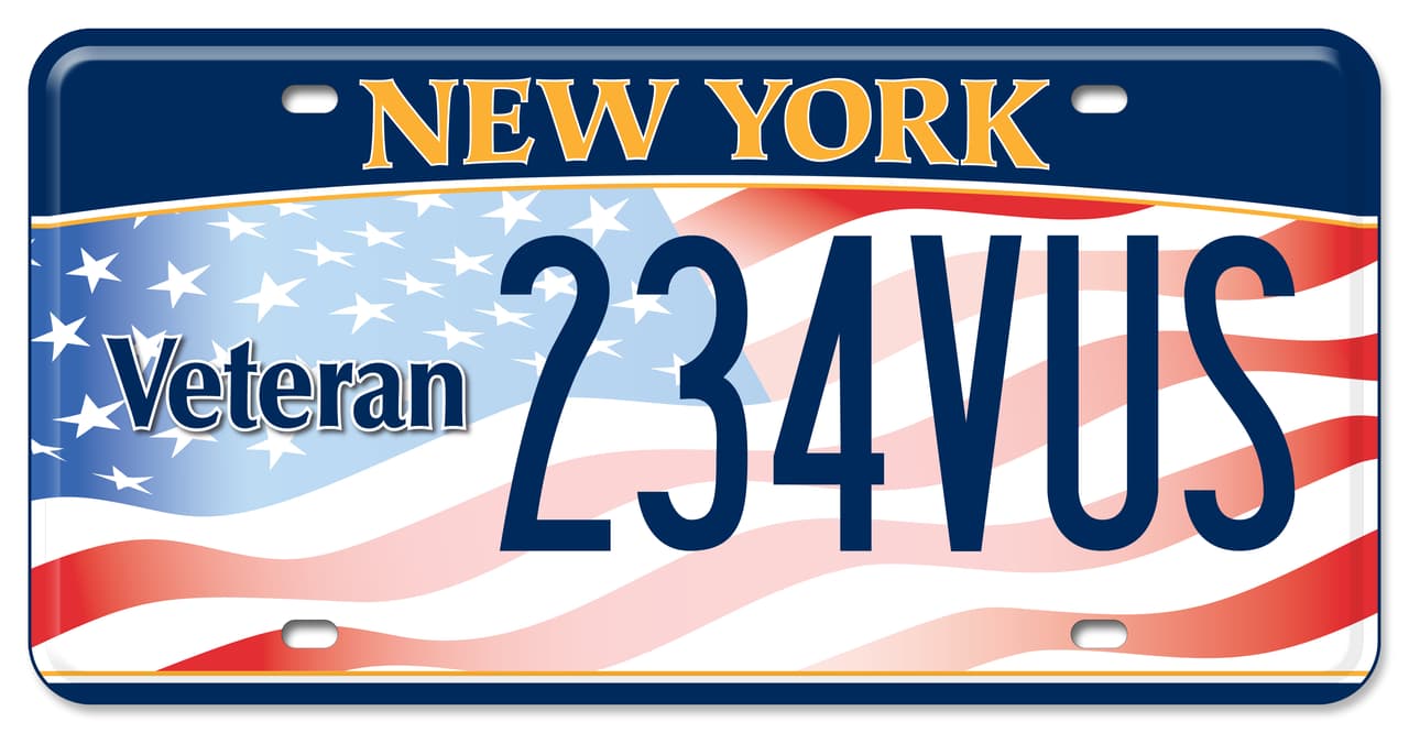 6.- En sexto se ubicó la 
<b>lámina general de veterano</b>, no específico de veterano militar, que 
<b>vendió 596 placas</b>.
<br>