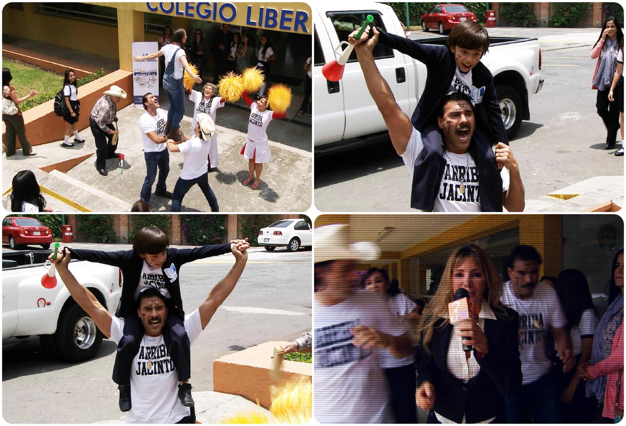 ¡Ellos sí que saben echar porras!