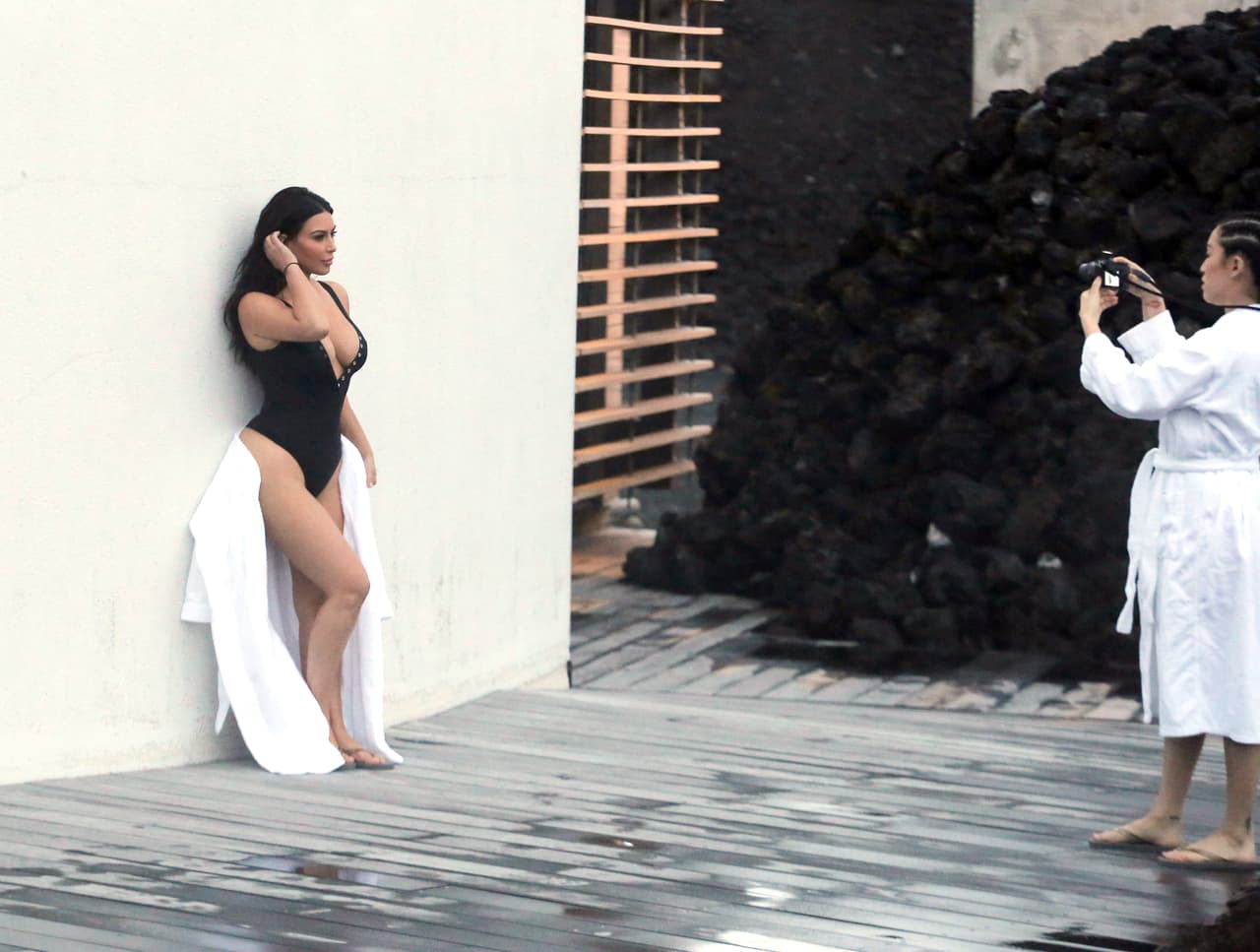 Su asistente, Stephanie Sheppard fue la encargada de tomar las fotos.