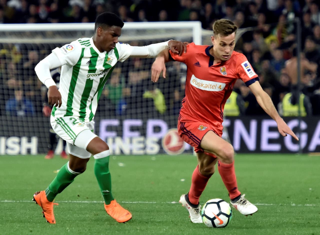 Real Sociedad se presentó en el Benito Villamarín con ausencias claves como su goleador Willian José, el capitán Xabi Prieto, Imanol Agirretxe, el central Raúl Navas y el propio portero Gero Rulli.