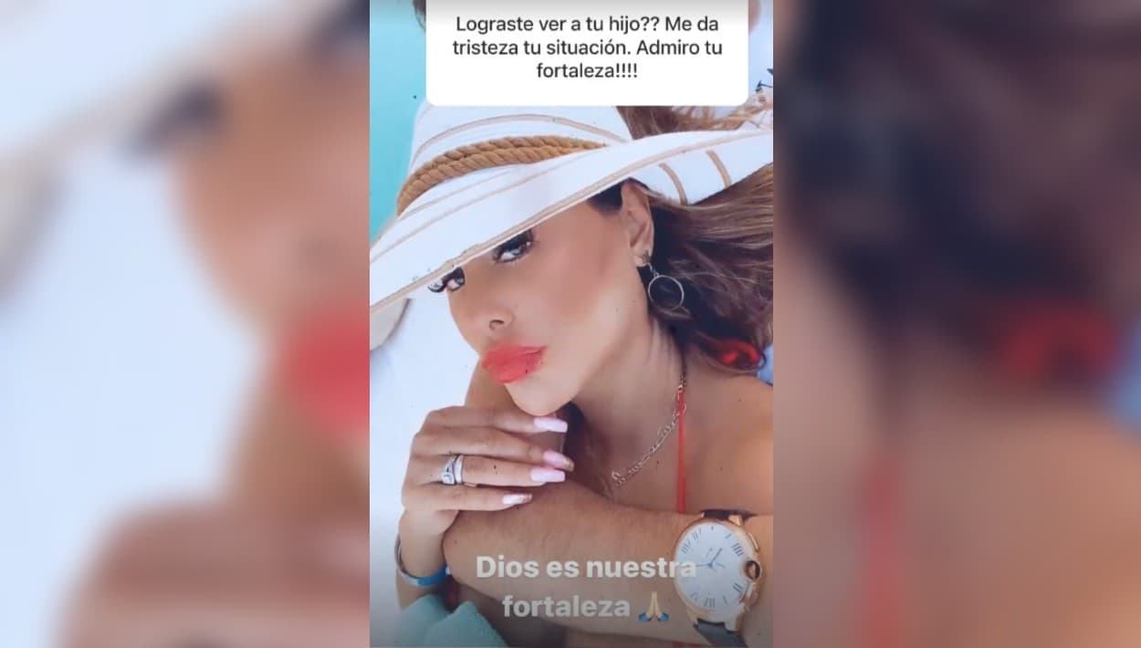 La actriz y cantante reiteró que Dios es su fortaleza.