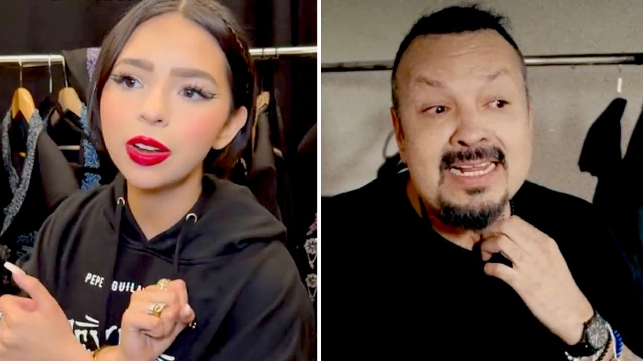 Momento en que Ángela Aguilar aparece por primera vez con su papá tras escándalo por Nodal: video