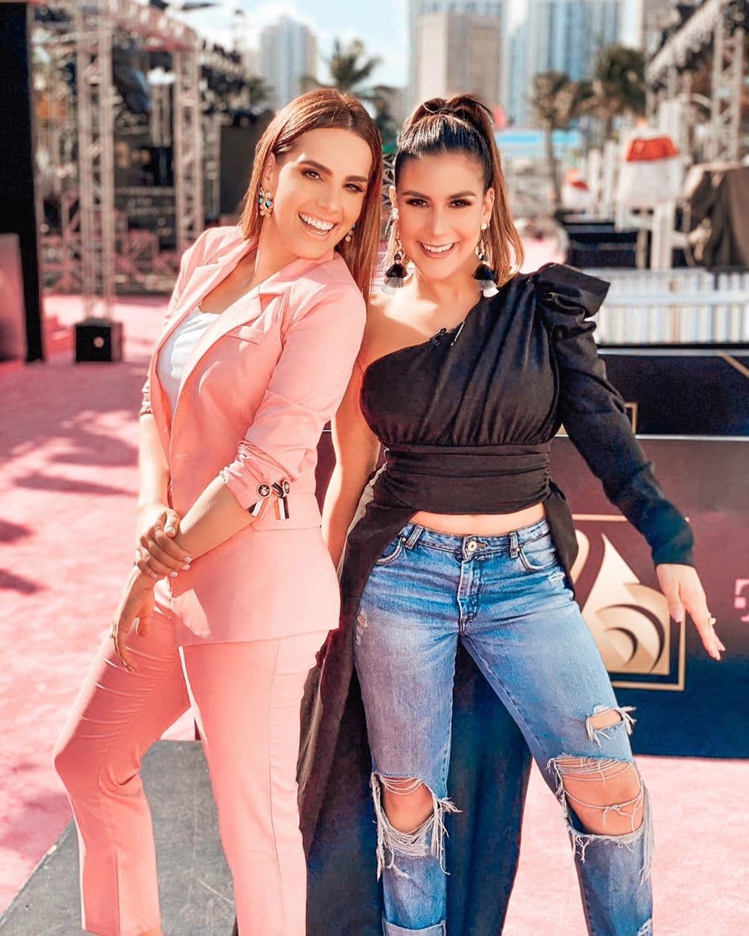 Y en esa misión tuvo la compañía ni más ni menos que de la bella Andrea Chediak. Nuestra experta en moda se reincorporó a las pantallas luego de convertirse en mamá de 'Baby Diego'.