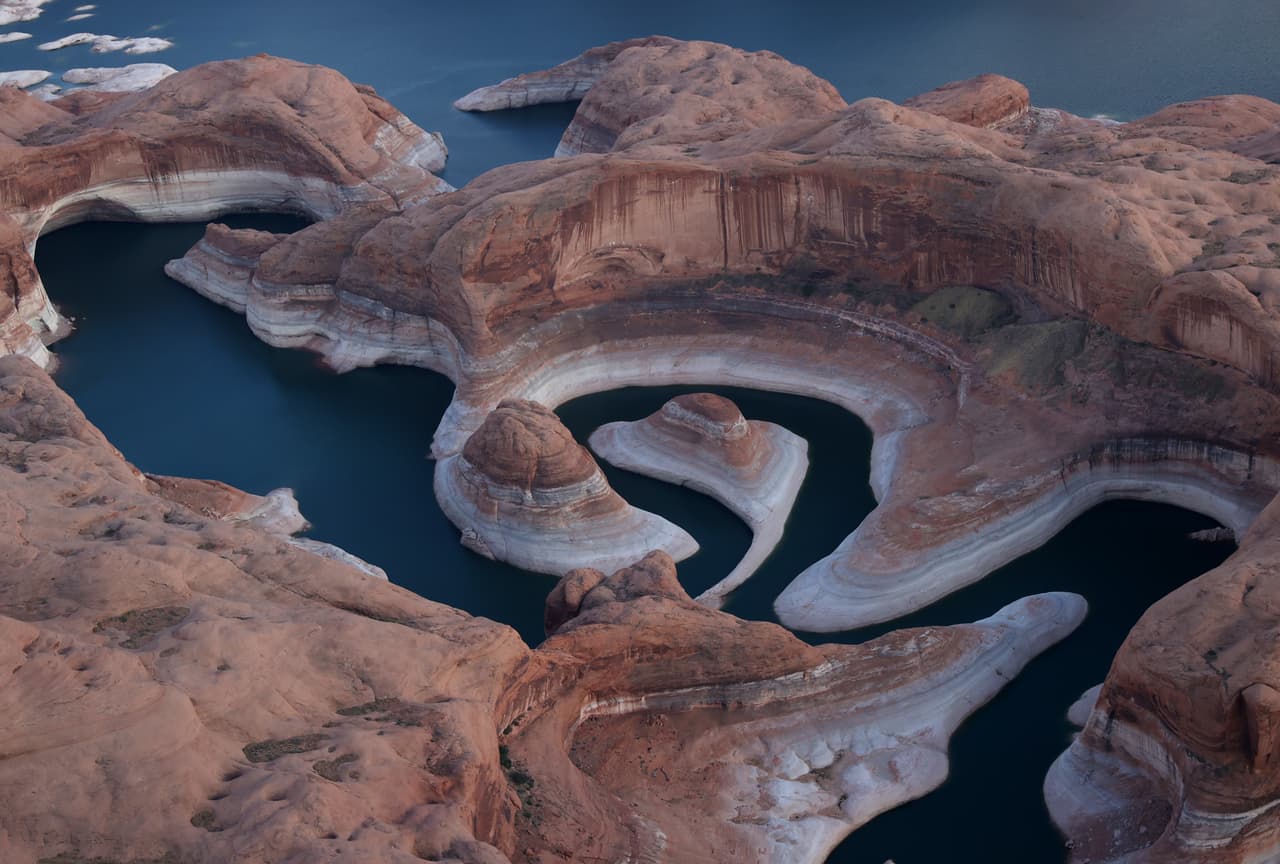 Lake Powell At Historic Low Levels In Drought-Stricken West