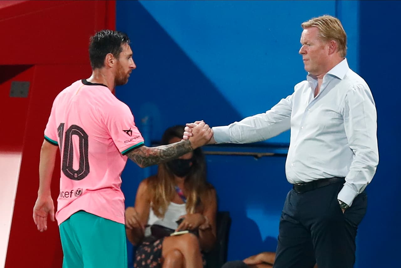 Koeman no tiene "queja" sobre Messi y no ve favorito al Barça en Champions