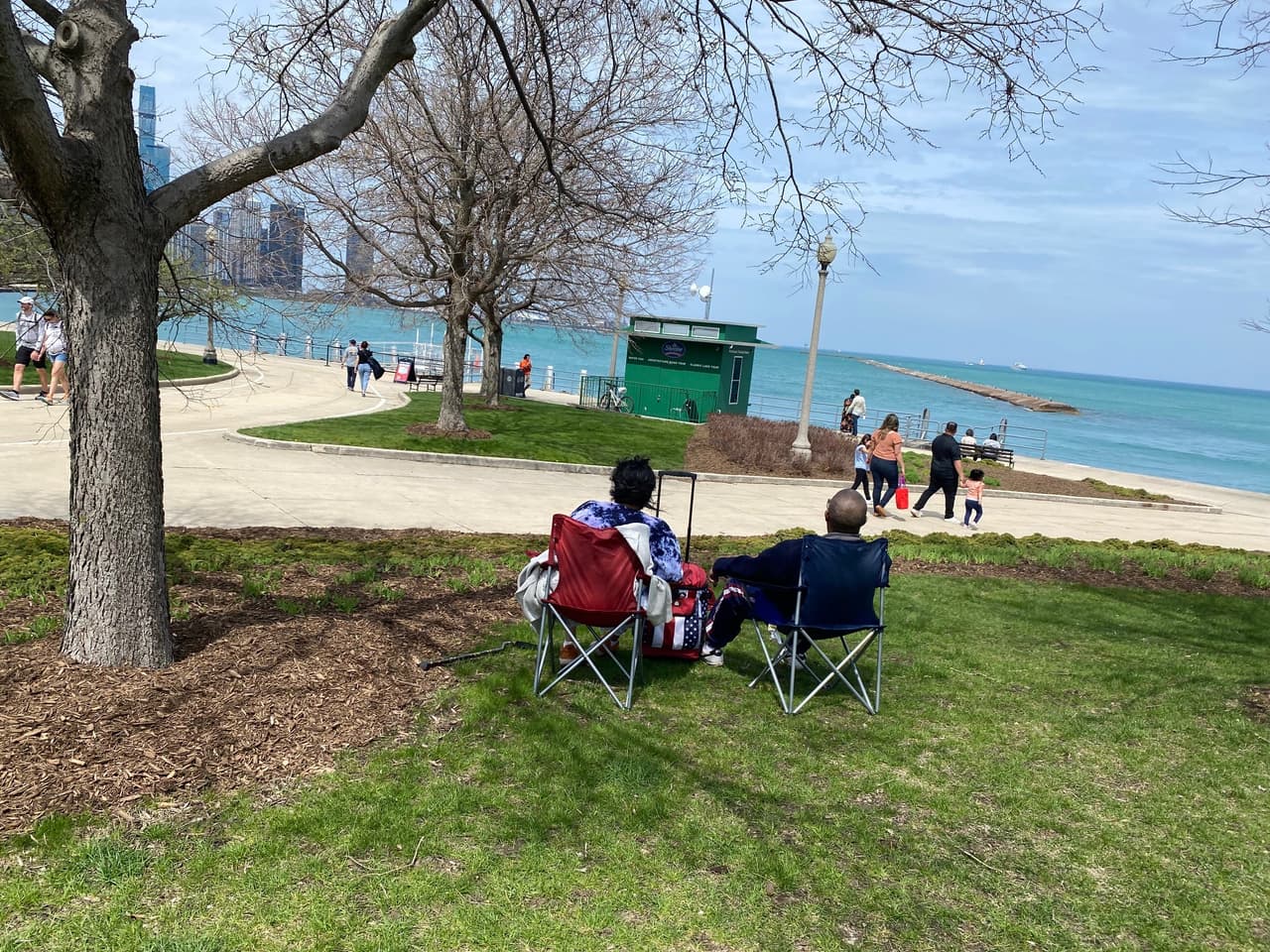 Habitantes de Chicago así disfrutaron del calor
