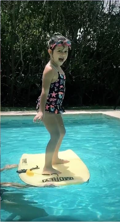 Anabella es su primogénita y conforme pasan los años se siente más identificado con el parecido de su "muñeca", como le dice de cariño.