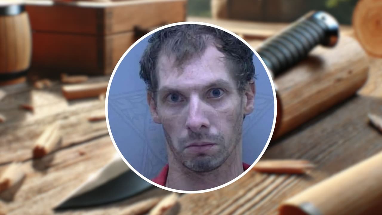 Conductor pierde el control y amenaza con machete tras persecución en Condado de Lee