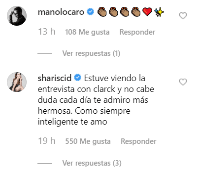 Hicieron lo propio el director mexicano Manolo Caro y la actriz Sharis Cid.