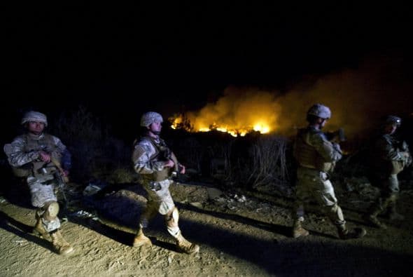 Por la noche se han reportado incidentes entre las fuerzas de seguridad y residentes del cerro Ramaditas.