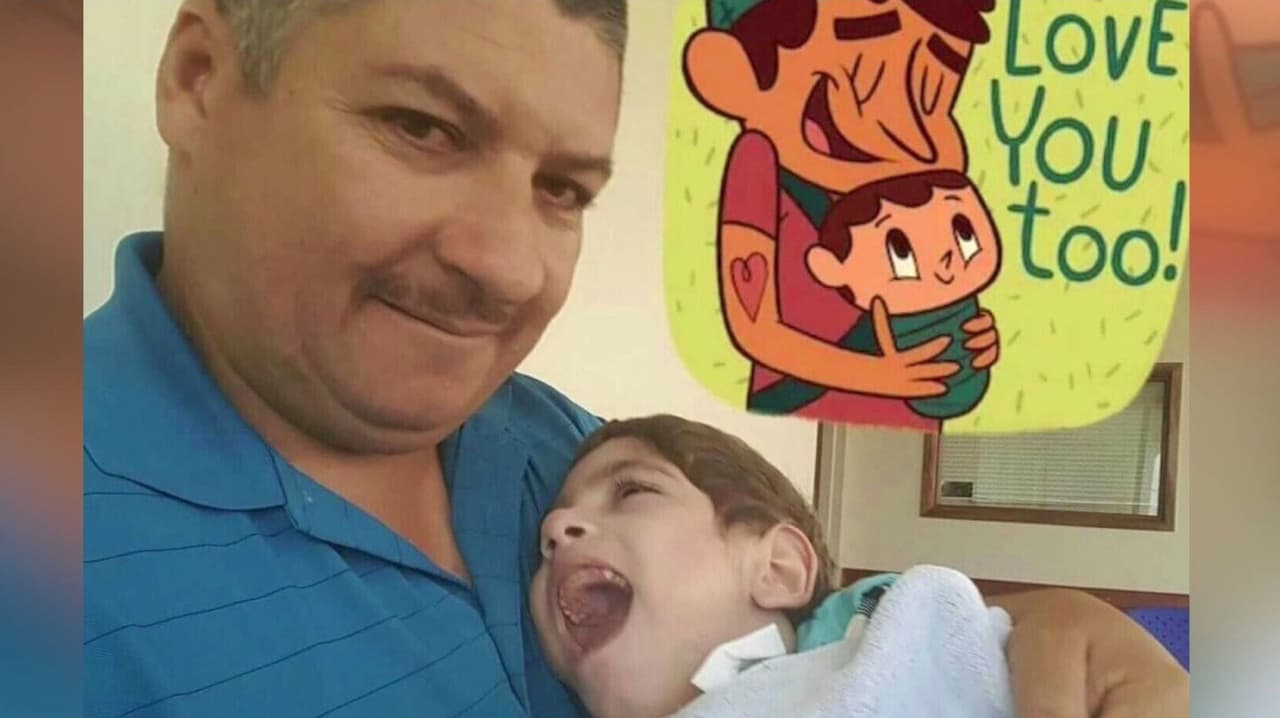 Padre boricua dedica su vida a cuidar a su hijo con necesidades especiales en Florida