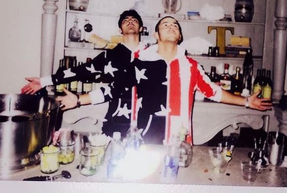 Los hermanos Jonas bromearon.