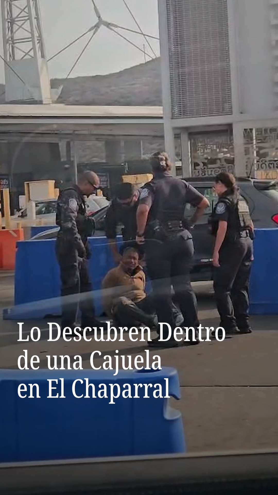 Lo descubren dentro de una cajuela en El Chaparral