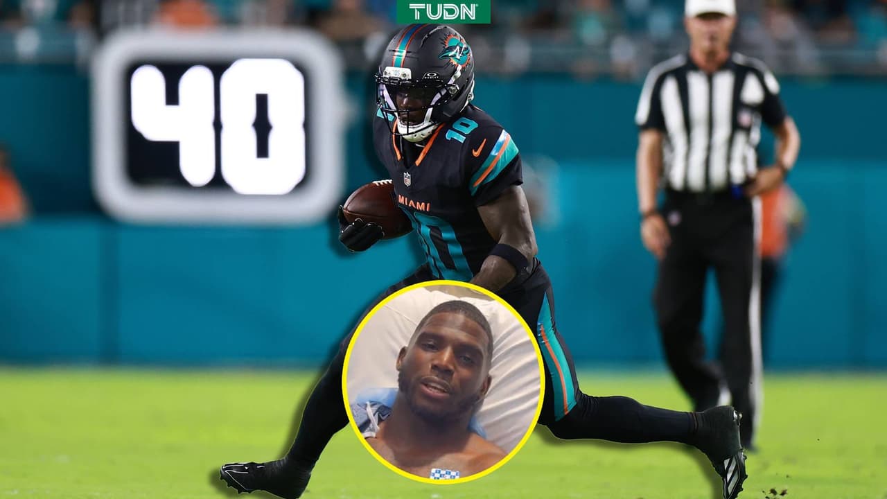 Operación exitosa a Tyreek Hill tras dura lesión en la rodilla