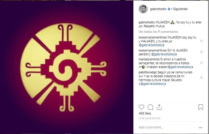 Aunque desde julio de 2014 Soto ya destacaba el símbolo en redes sociales.