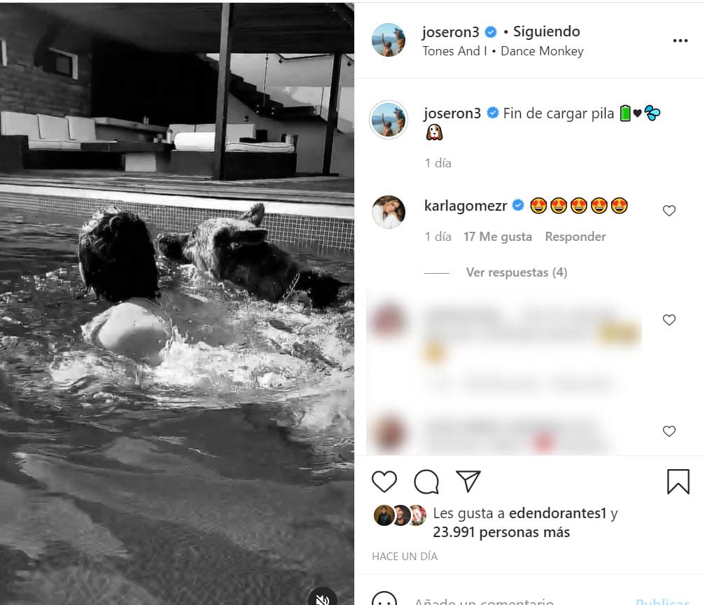 El tapatío dedicó el fin de semana 
<b><a href="https://www.instagram.com/p/CNgVGHBDt1r/" target="_blank">"para cargar pila"</a></b>, según publicó en Instagram el sábado 10 de abril. 
<br>