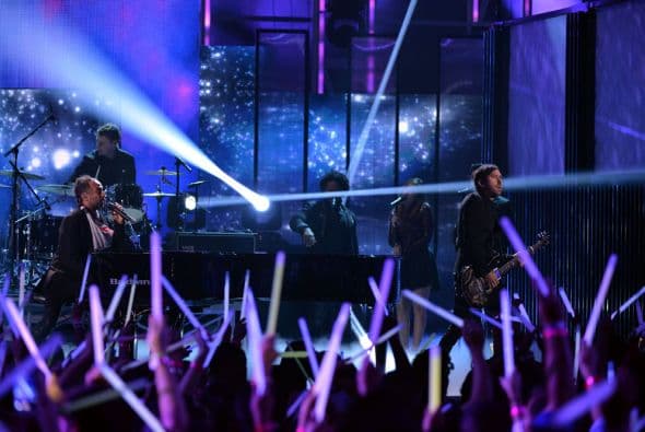 El grupo Camila dijo estar agradecido por estar presente en estos importantes premios.