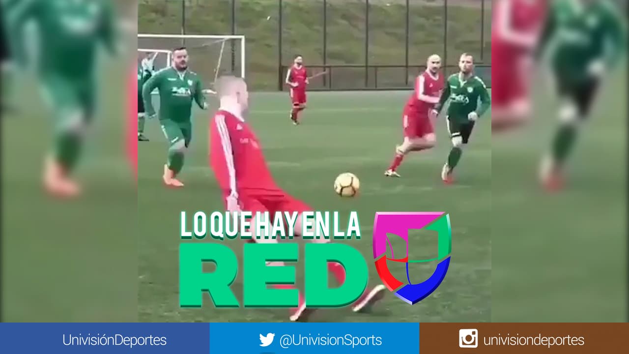 ¡Qué blooper! Tiki-Taka al estilo Barcelona y lo arruinó con estrepitosa caída