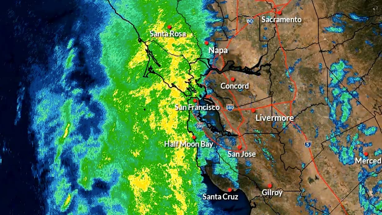 "Brutal" río atmosférico llega al norte de California como ‘ciclón bomba’: mira su avance hora por hora