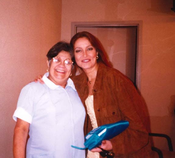 Daniela Romo también forma parte de su álbum personal de fotos.