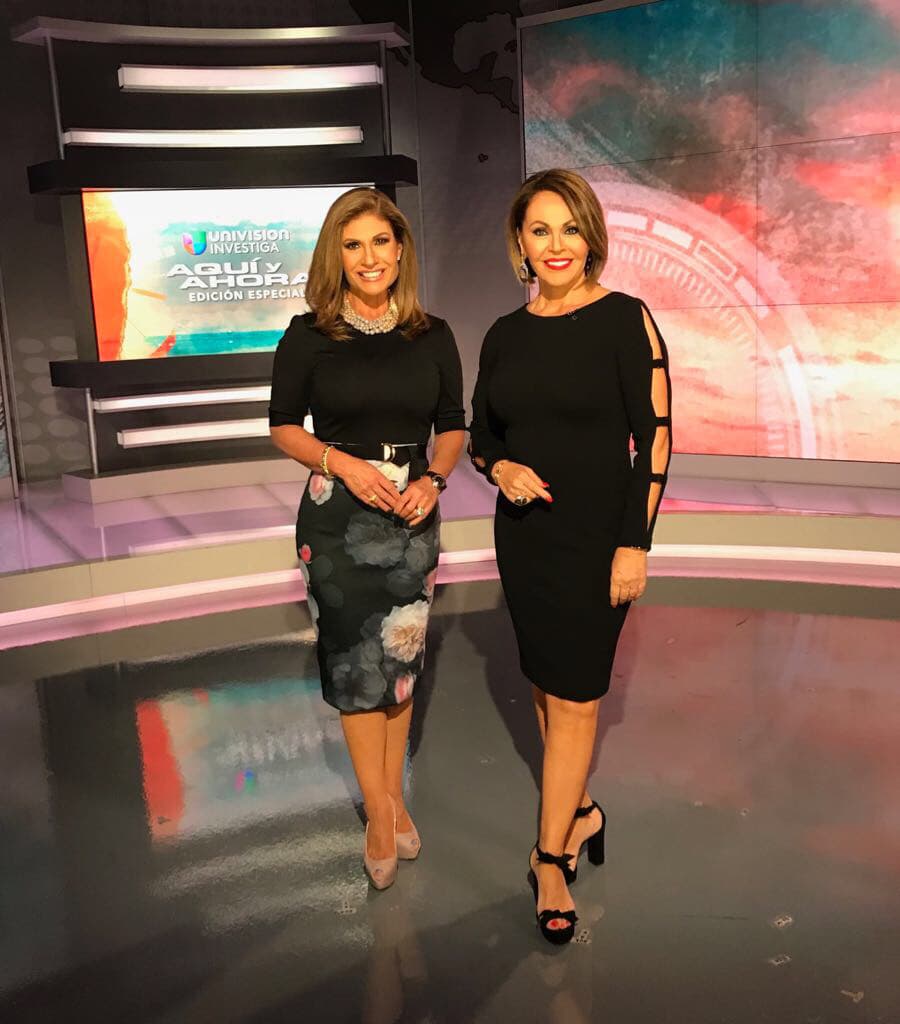 Durante la grabación de su penúltimo show Aquí y Ahora, la edición especial "Alas del narco", producida por Univision Investiga.