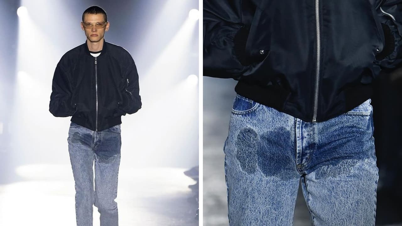 Pantalones que parecen manchados de 'pis': Marca de lujo los vende por 700 dólares ¡y ya están agotados!