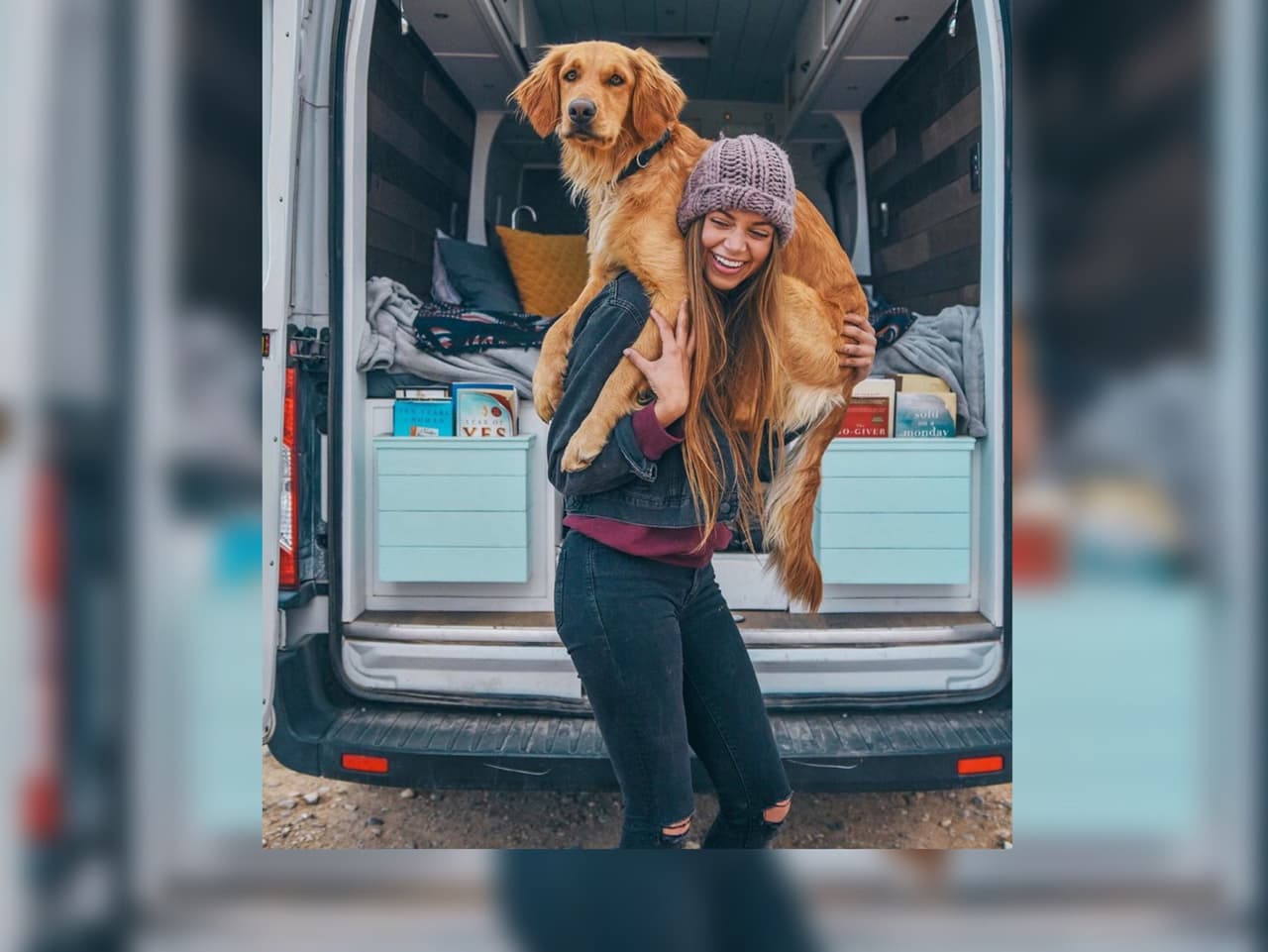 Abandona a su novio y su trabajo para viajar con su perro por Estados Unidos