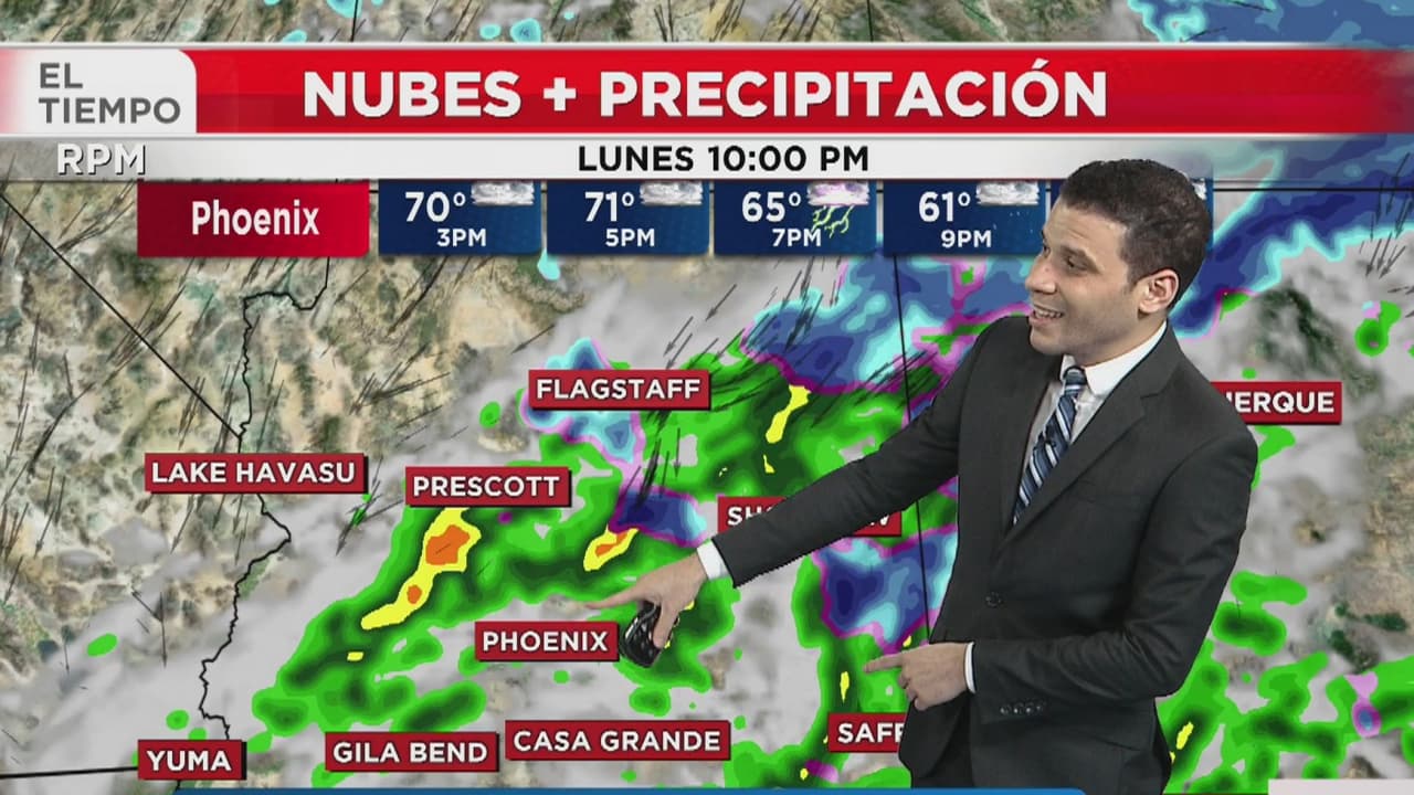 Continuarán las lluvias para las próximas horas en Arizona