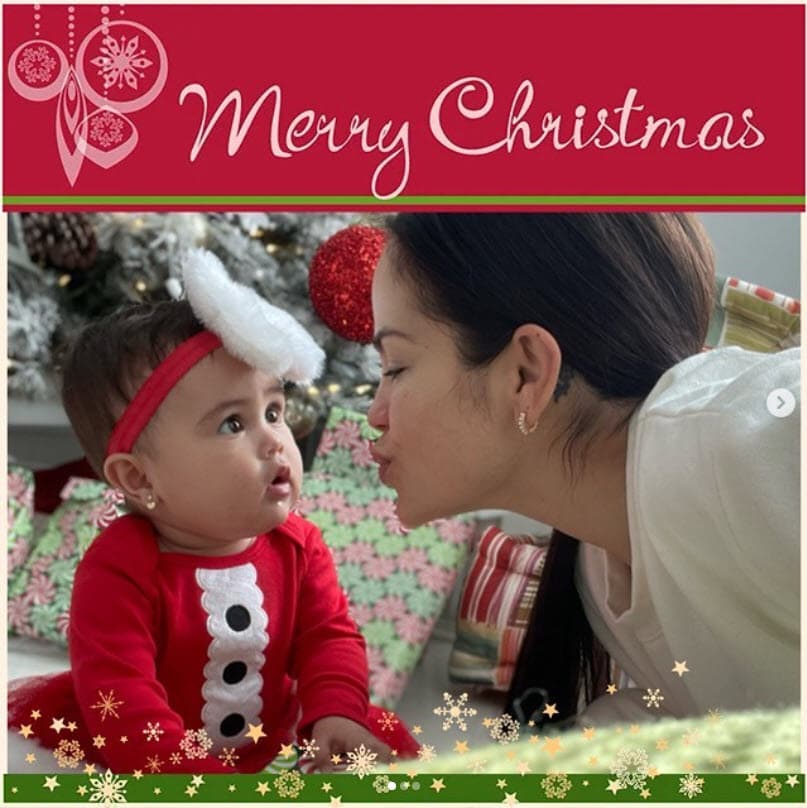 Natti no dejó de demostrarle su inmenso amor de madre.