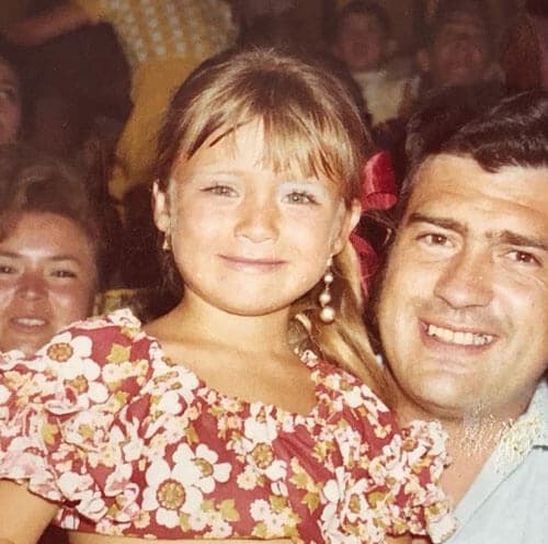 Lety Calderón consideró a su padre como su "mejor amigo y un maravilloso abuelo", según publicó en junio de 2019. 
<br>