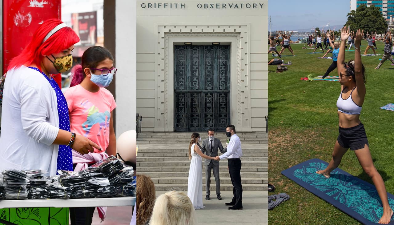 En pocos meses Los Ángeles ha cambiado drásticamente. El coronavirus ha modificado repentinamente la vida de millones de personas. Sin embargo, la creatividad, el amor y las ganas de seguir adelante no han dejado vencer a sus habitantes.