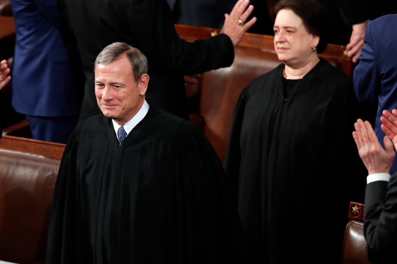 John Roberts, presidente de la Corte Suprema.
