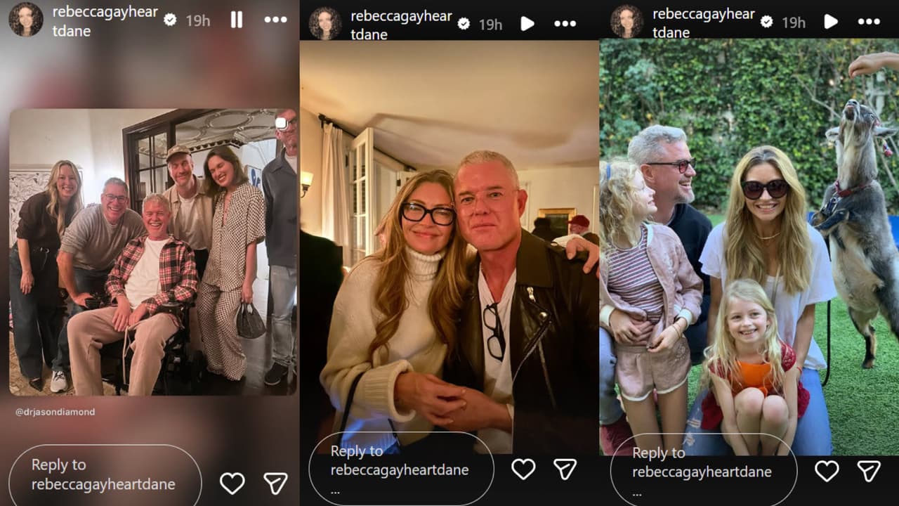 Rebecca Gayheart reveló imágenes como estas en las que se le ve a Eric Dane aparentemente tras ser diagnosticado con ELA.