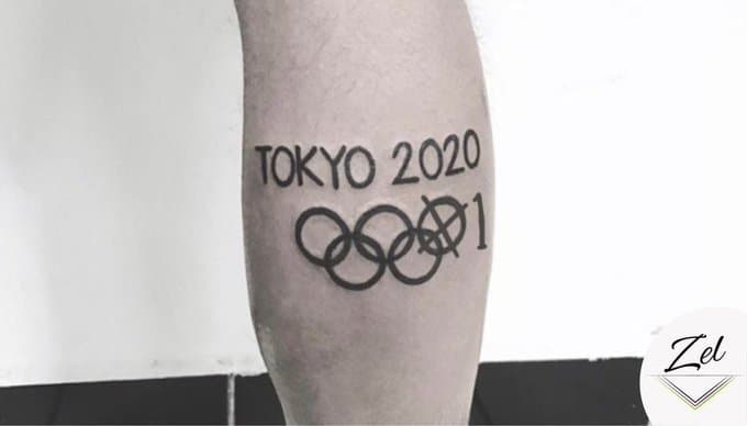 María Zel subió la imagen de un tatuaje alusivo a los Juegos Olímpicos de Tokyo 2020 y las redes sociales nos divertieron un poco.
