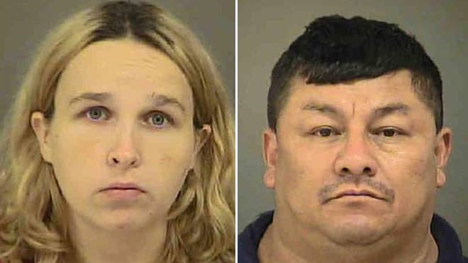 Hispanic couple accused of chaining 6 children to their beds