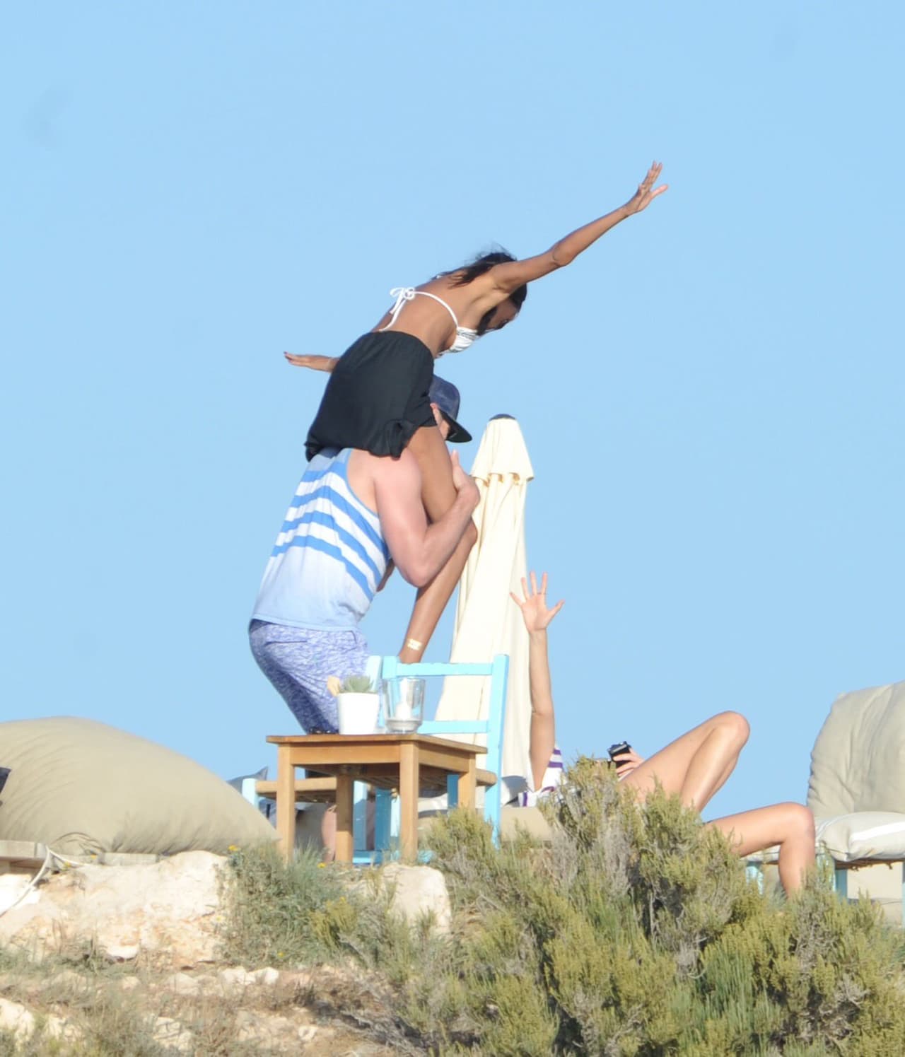 Lais se vio de lo más contenta con Jared Homan.