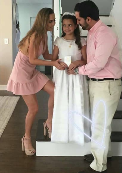 Espino y Lander llevan buena relación por el bien de Oriana así que no tuvieron problema alguno en coincidir en la fiesta.